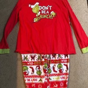 Grinch pajamas
